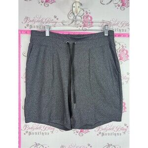 HYBA shorts grey Women's Gray Drawstring Lounge Shorts